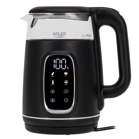 Czajnik elektryczny ADLER AD 1305 czarno-srebrny