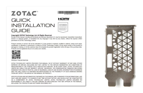 Karta graficzna ZOTAC GAMING GeForce RTX 3050 Low Profile