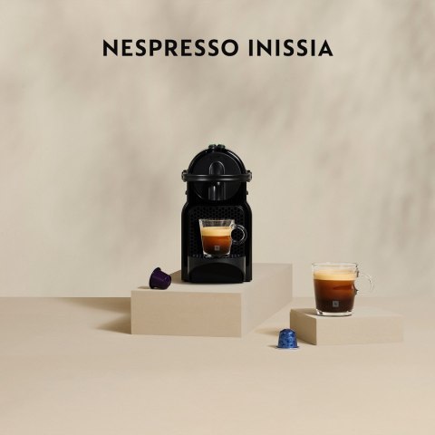 Ekspres kapsułkowy DeLonghi Nespresso Inissia EN80.B (1260W; kolor czarny) (WYPRZEDAŻ) Ekspres kapsułkowy DeLonghi Nespresso Inissia EN80.B (1260W; kolor czarny) (WYPRZEDAŻ)