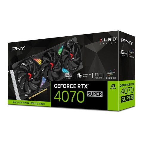 Karta graf. PNY RTX 4070 SUPER 12GB XLR8 GAM VE. OC