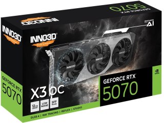 Karta graficzna INNO3D GeForce RTX 5070 X3 OC (WYPRZEDAŻ)