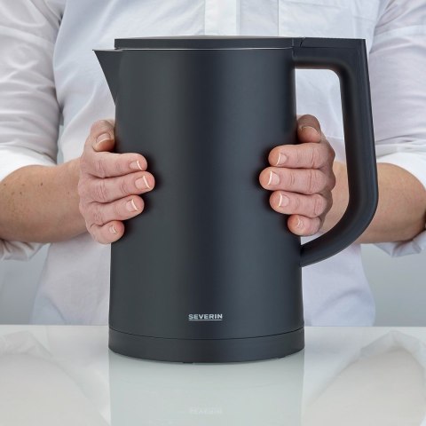 SEVERIN CZAJNIK ELEKTR. , OBUDOWA COOL-TOUCH, STAL- PLASTIK, POJ. 1,7 L, REG. TEMP. W ZAKRESIE 30°C-100°C, 2200W WK3483