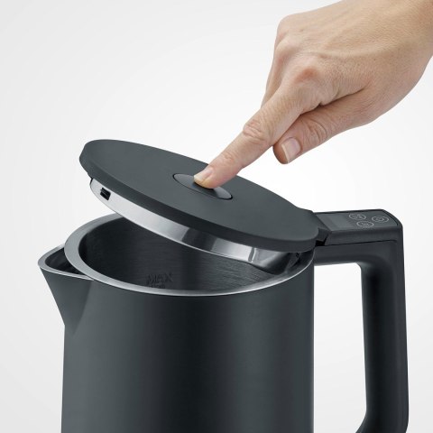 SEVERIN CZAJNIK ELEKTR. , OBUDOWA COOL-TOUCH, STAL- PLASTIK, POJ. 1,7 L, REG. TEMP. W ZAKRESIE 30°C-100°C, 2200W WK3483