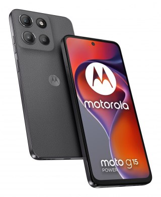 Smartfon Motorola Moto G15 Power 8/256GB Gravity Grey (WYPRZEDAŻ)