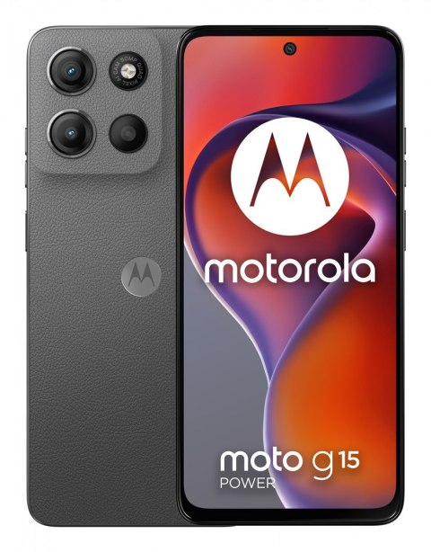 Smartfon Motorola Moto G15 Power 8/256GB Gravity Grey (WYPRZEDAŻ)