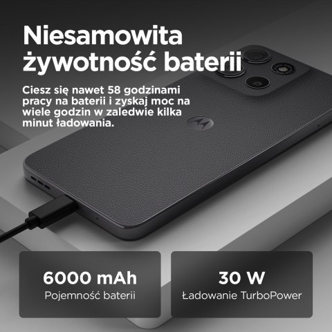Smartfon Motorola Moto G15 Power 8/256GB Gravity Grey (WYPRZEDAŻ)