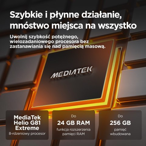 Smartfon Motorola Moto G15 Power 8/256GB Gravity Grey (WYPRZEDAŻ)