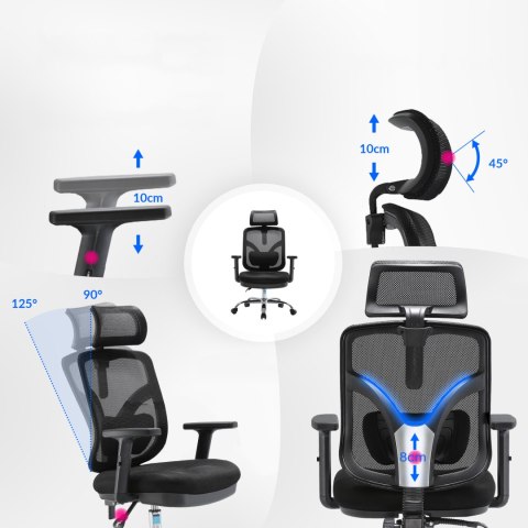 Fotel biurowy ergonomiczny ANGEL obrotowy jOkasta Fotel biurowy ergonomiczny ANGEL obrotowy jOkasta