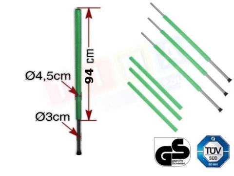 Osłona na rury,pianka na słupki do trampoliny 920mm - zielona