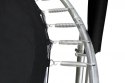OUTLET Trampolina Ogrodowa 252cm/8ft żółta Maxy Comfort Plus Z Wewnętrzną siatką