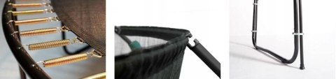 OUTLET Trampolina Ogrodowa 252cm/8ft żółta Maxy Comfort Plus Z Wewnętrzną siatką OUTLET Trampolina Ogrodowa 252cm/8ft żółta Maxy Comfort Plus Z Wewnętrzną siatką