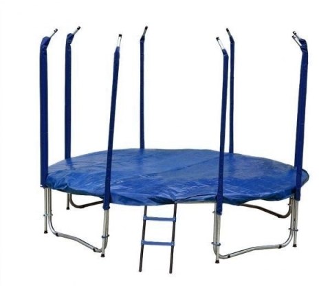 OUTLET Trampolina Ogrodowa 374cm 12FT Niebieska Maxy Comfort Z Wewnętrzną Siatką OUTLET Trampolina Ogrodowa 374cm 12FT Niebieska Maxy Comfort Z Wewnętrzną Siatką