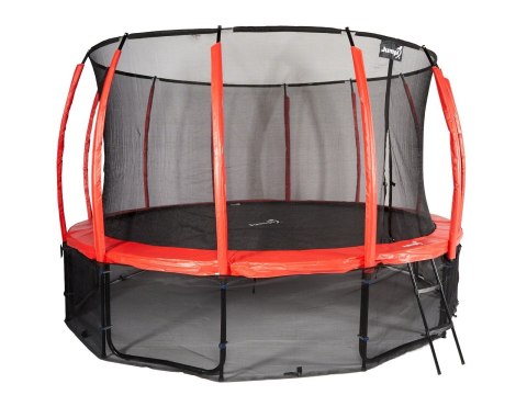 OUTLET Trampolina Ogrodowa 435cm/14ft czerwona Maxy Comfort Plus Z Wewnętrzną siatką OUTLET Trampolina Ogrodowa 435cm/14ft czerwona Maxy Comfort Plus Z Wewnętrzną siatką