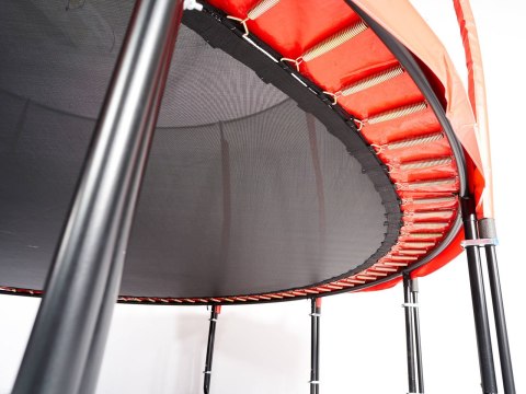 Trampolina Ogrodowa Jumpi 252cm/8FT Maxy Comfort Plus CZARNA Z Wewnętrzną Siatką Trampolina Ogrodowa Jumpi 252cm/8FT Maxy Comfort Plus CZARNA Z Wewnętrzną Siatką