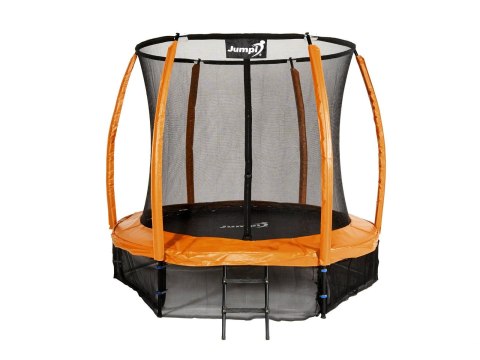 Trampolina Ogrodowa Jumpi 252cm/8FT Maxy Comfort Plus Pomarańczowa Z Wewnętrzną Siatką Trampolina Ogrodowa Jumpi 252cm/8FT Maxy Comfort Plus Pomarańczowa Z Wewnętrzną Siatką