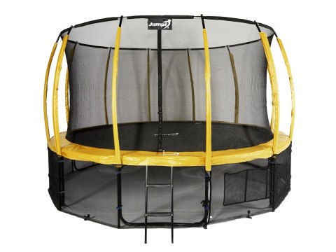 Trampolina Ogrodowa Jumpi 487cm/16FT Maxy Comfort Plus Żółta Z Wewnętrzną Siatką Trampolina Ogrodowa Jumpi 487cm/16FT Maxy Comfort Plus Żółta Z Wewnętrzną Siatką