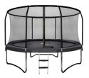 Trampolina Ogrodowa Model Exclusive 252cm/8FT Dla Dzieci Z Wzmacnianą Siatką