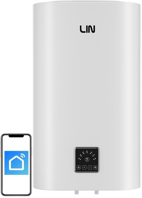 Bojler elektryczny LIN LIFVD2 80L biały z WI-FI Bojler elektryczny LIN LIFVD2 80L biały z WI-FI