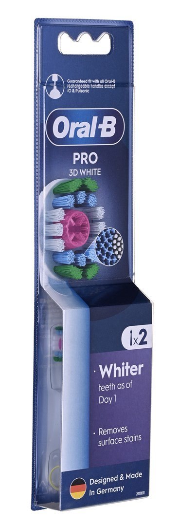 Braun Końcówki Oral-B EB18-2 pRX 3D White 2 szt. Braun Końcówki Oral-B EB18-2 pRX 3D White 2 szt.