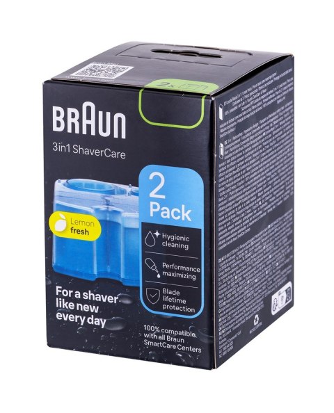 Wkład czyszczący BRAUN do golarki 2 pack Wkład czyszczący BRAUN do golarki 2 pack