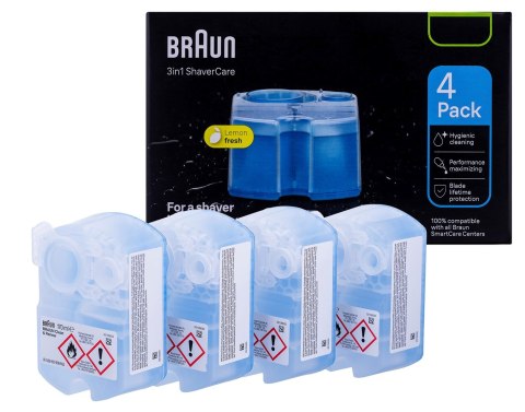 Wkład czyszczący BRAUN do golarki 4 pack