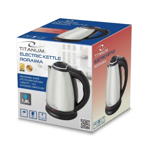 TITANUM CZAJNIK ELEKTRYCZNY RORAIMA 1.8 L INOX TKK102X TITANUM CZAJNIK ELEKTRYCZNY RORAIMA 1.8 L INOX TKK102X