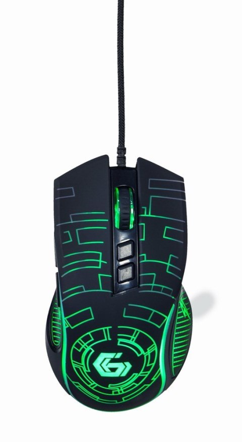 GEMBIRD GAMINGOWA MYSZ Z PODŚWIETLENIEM RGB USB, CZARNA GEMBIRD GAMINGOWA MYSZ Z PODŚWIETLENIEM RGB USB, CZARNA